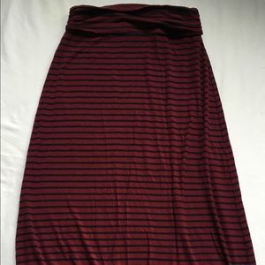 J. Crew cotton maxi skirt